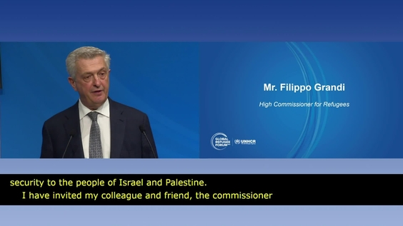 (UNHCR) 1st Plenary Session - Global Refugee Forum 2023