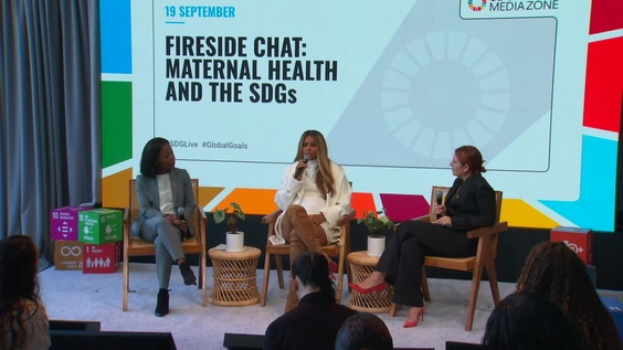 Fireside chat: Maternal Health and the SDGs - SDG Media Zone at the 78th Session of the UN General Assembly