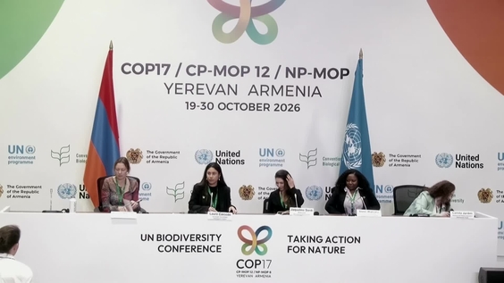 Press Conference: Halfway to 2030: Time to close the gaps and move from commitments to action, UN Convention on Biodiversity - COP 17