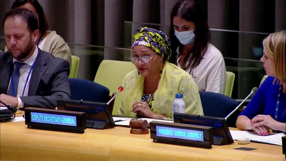 Amina Mohammed (Deputy Secretary-General) at the  "Time to Act Together: Coordinating Policy Responses to the Global Food Crisis" - General Assembly high-level special event, 76th session