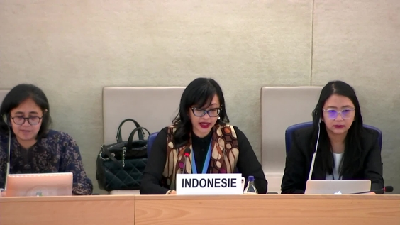 Indonesia, UPR Report Consideration - 43rd meeting, 52nd Regular Session of Human Rights Council