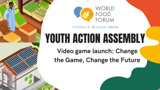 WFF Youth Action Assembly - Video game launch: Change the Game, Change the Future