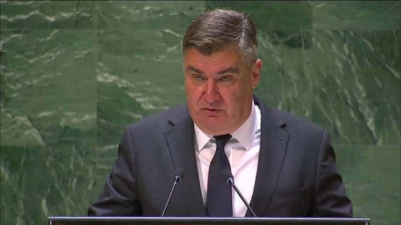 Croatia - President Addresses General Debate, 78th Session