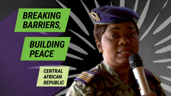 Central African Republic: Colonel Yangongo inspires Central African women and men