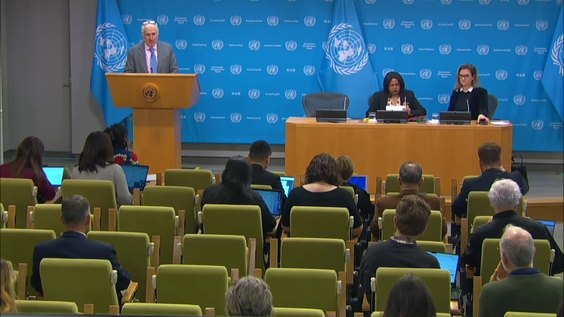 Press Conference: Pramila Patten, SRSG on Sexual Violence in Conflict &amp; Chloe Marnay-Baszanger, Team Leader of the Team of Experts on the Rule of Law and Sexual Violence in Conflict on Ms. Patten recent visit to Israel and the occupied West Bank