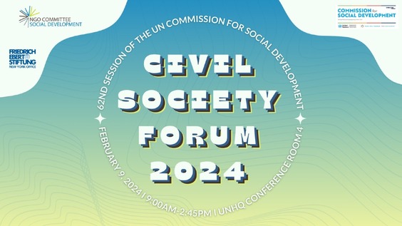 Part 2 - CSocD62 Civil Society Forum (CSocD62 Side Event)