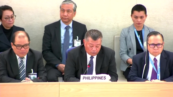 Philippines UPR Adoption - 41st Session of Universal Periodic Review