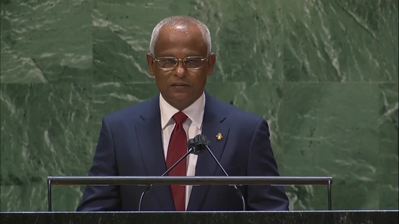 Maldives - President Addresses General Debate, 76th Session
