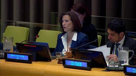 Melissa Fleming (UN Under-Secretary-General for Global Communications) during the United Nations Security Council Arria-Formula meeting on Artificial Intelligence