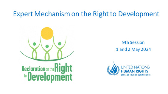 1st Meeting, 9th Session of the Expert Mechanism on the Right to Development