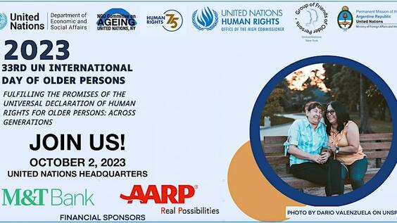 2023 Commemoration of the UN International Day of Older Persons