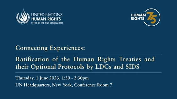 Connecting experiences: Ratification of the human rights treaties and their optional protocols by LDCs and SIDS