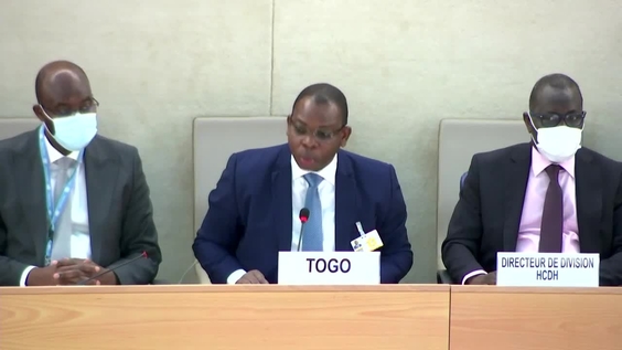 Togo, UPR Report Consideration - 29th Meeting, 50th Regular Session Human Rights Council