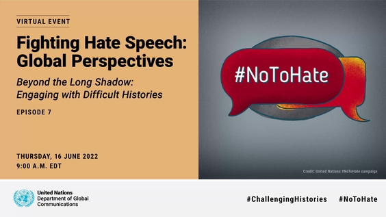 Virtual event &quot;Fighting Hate Speech: Global Perspectives&quot;