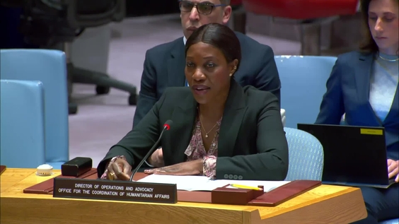 Edem Wosornu (OCHA) on the situation in the Middle East - Security Council, 9603rd meeting