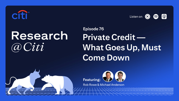 Episode 76: Private Credit – What Goes Up, Must Come Down episode artwork