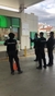 BP retail staff applaud Malaga police officers