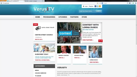 Thumbnail for VerusiTV - Evangelical Christian Video Aggregation