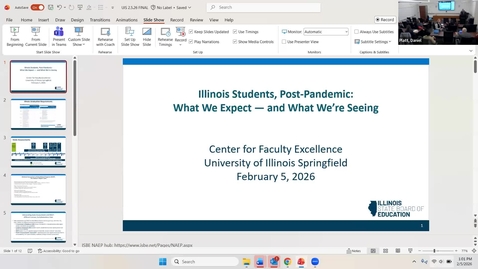 Thumbnail for CFE: Angela Foxall (Illinois State Board of Education) on “College Readiness of the Post-Covid Cohort”