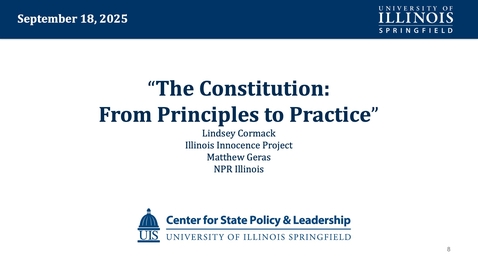 Thumbnail for CSPL Constitution Day Showcase (September 17, 2025)