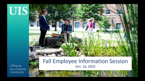 Thumbnail for 2025 Fall Employee Information Session (October 16, 2025)