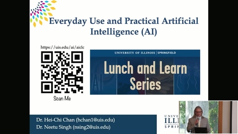 Thumbnail for UIS Lunch and Learn &quot;Usage of Artificial Intelligence (AI) in Everyday Life&quot; (September 15, 2025)
