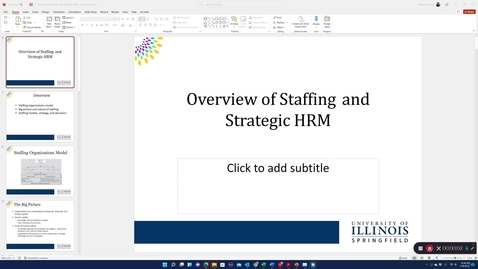 Thumbnail for Introduction to Staffing- Part 1