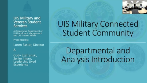 Thumbnail for CFE: Loren Easter on Military and Veteran Students