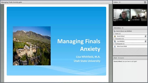 Thumbnail for Managing Finals Anxiety