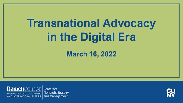 Transnational Advocacy in the Digital Era episode artwork