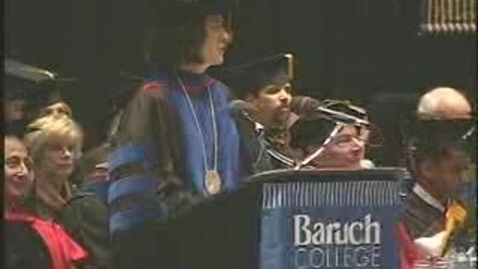 Thumbnail for Baruch College Commencement (2006): Charles Rangel