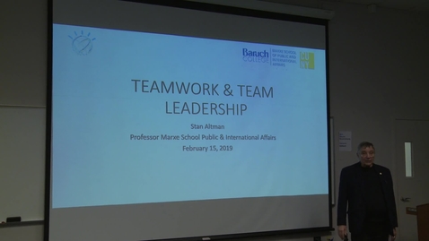 Thumbnail for 2019 CUNY IBM Watson Case Competition : Teamwork and Leadership
