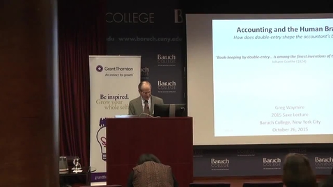 Thumbnail for Accounting and the Human Brain: How does double-entry shape the accounting industry