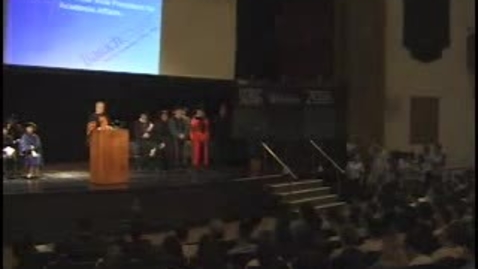 Thumbnail for Baruch College Convocation (2008): Part I