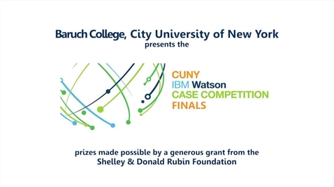 Thumbnail for CUNY-IBM Watson Case Competition Finals