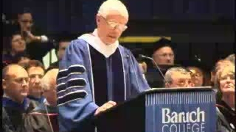 Thumbnail for Baruch College Commencement (2004): William Donaldson
