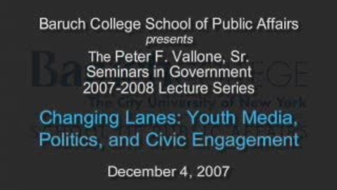 Thumbnail for Changing Lanes: Youth Media, Politics, and Civic Engagement