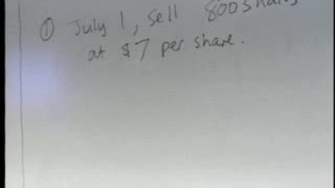 Thumbnail for Accounting for Treasury Stock (Part 3)