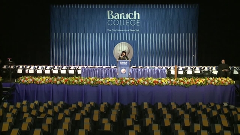 Thumbnail for Baruch College 49th commencement exercises (2014). Morning session.