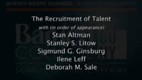 Thumbnail for Part 8: The Recruitment of Talent