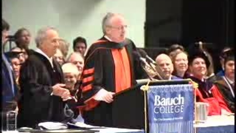 Thumbnail for Baruch College Commencement (2009): Keynote Speaker Sidney Harman