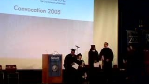 Thumbnail for Baruch College Convocation (2005): Bill Lutz