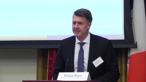 Thumbnail for Liquidity : How to Find it, Regulate it, Get it. Opening Address: Rainer Riess
