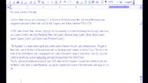 Thumbnail for Introduction to Microsoft Word 2003: More Formatting