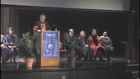 Thumbnail for Baruch College Convocation (2007)