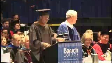 Thumbnail for Baruch College Commencement (2004): Presentation of Graduate Class Gift