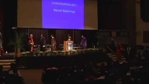 Thumbnail for Baruch College Convocation (2011)