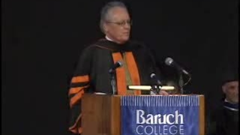 Thumbnail for Baruch College Convocation (2008): Part II