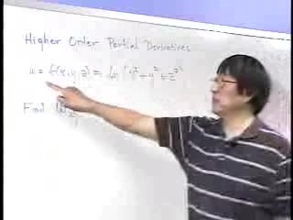 Chapter 4.2: Partial Derivatives - 13) Higher Order Example 2 episode artwork