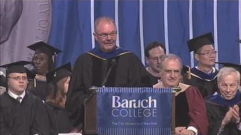 Thumbnail for Baruch College 47th Commencement Address by Thomas P. DiNapoli, New York State Comptroller